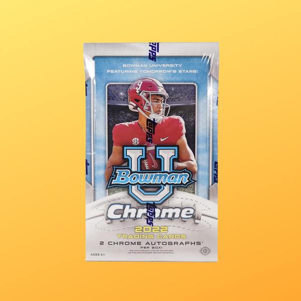 2022 Bowman Chrome University Football Hobby Box